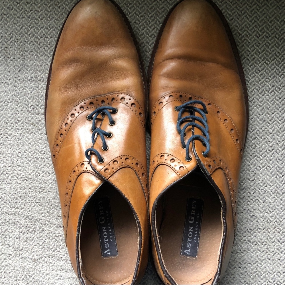 Ashton Grey Wingtips